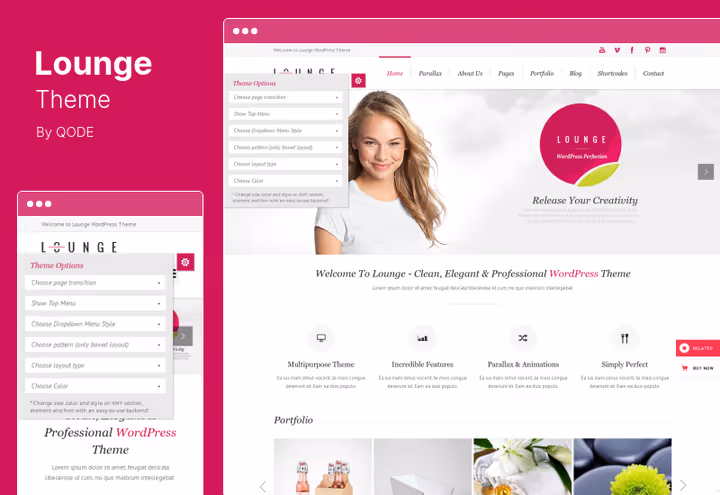 Тема Lounge, бізнес-тема з 500 шрифтами