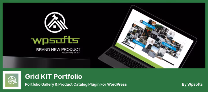 Definições de grelha do Grid Kit Portfolio no WordPress