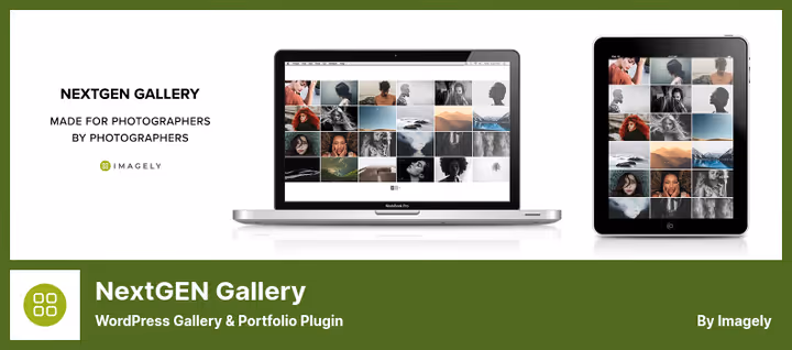 NextGEN Gallery com definições de álbum e carregamento em lote
