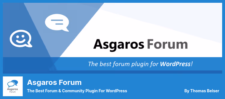 Asgaros Forumi leht teemade ja kategooriatega