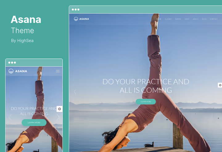 Asana sporditeema sündmuste leht joogale