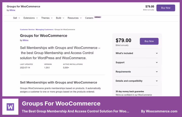 Groups-integrasjon for tildeling av WooCommerce-kunder til grupper etter ordre