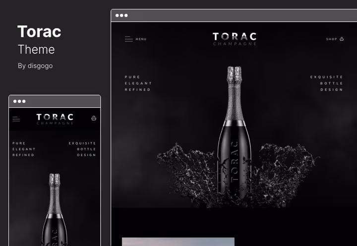 Torac-sett for vingårdsnettsted