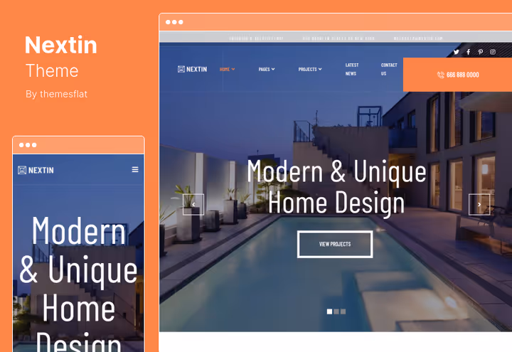 Nextin-sett for arkitektur og design