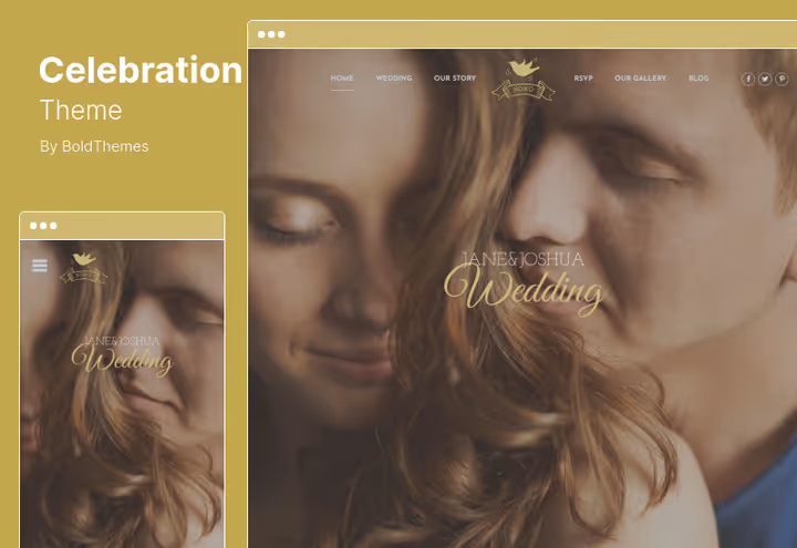 Tema Celebration com WooCommerce e mais de 600 Google Fonts