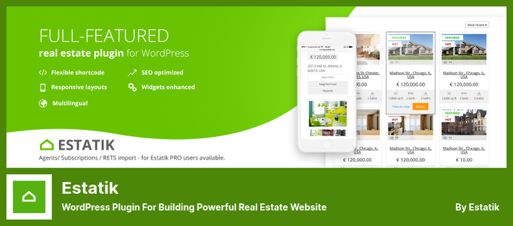 8 bästa WordPress Real Estate Plugins 🥇 2022 (gratis och proffs)