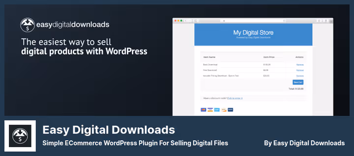 Интерфейс Easy Digital Downloads для продажи файлов