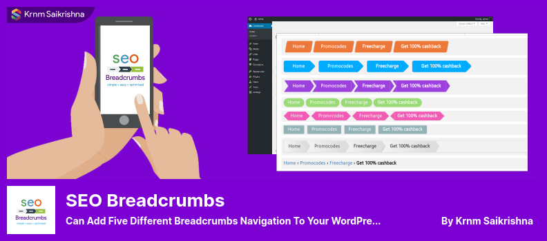 8 bästa WordPress Breadcrumbs Plugins 🍞 2022 (gratis och betald)