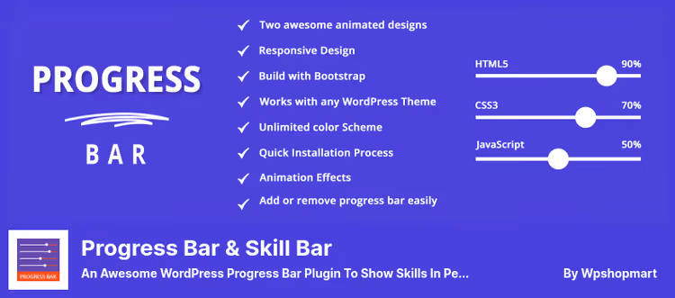 Интерфейс настройки плагина Progress Bar Skill Bar