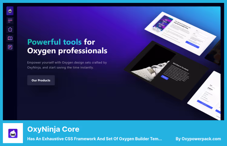 OxyNinja Core design sets in Oxygen editor