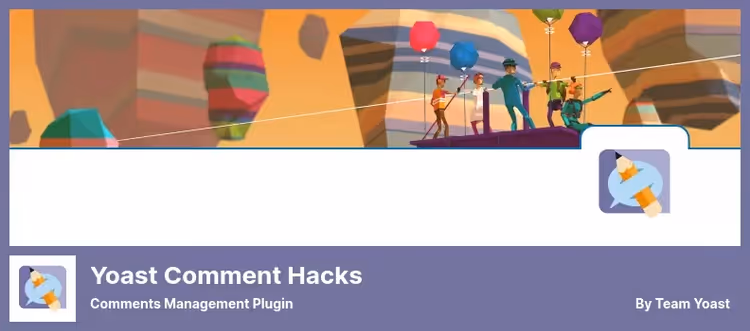 Configurações do plugin Yoast Comment Hacks para gestão de comentários
