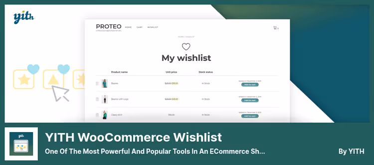 YITH WooCommerce Wishlist: listas de desejos na loja online