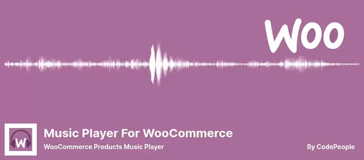 Leitor de música na página de produto WooCommerce com seleção de tema visual