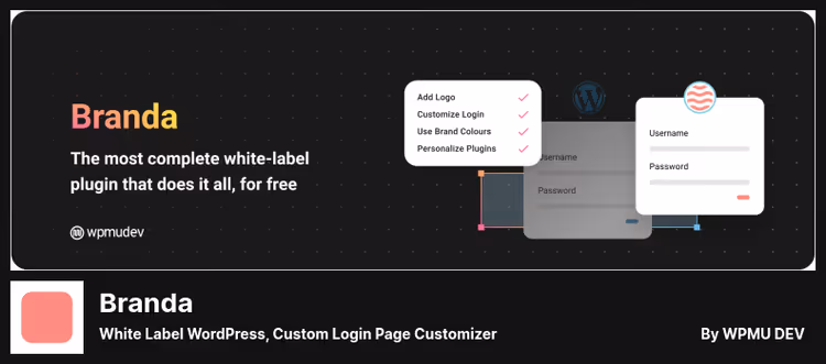Налаштування white-label через плагін Branda від WPMU Dev