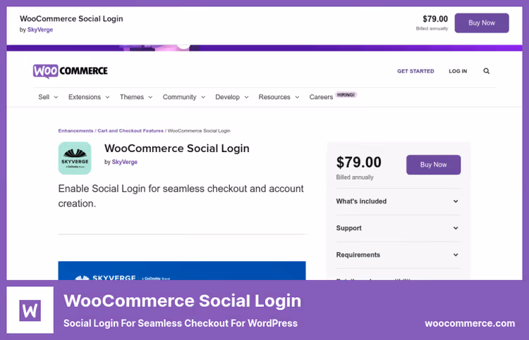 Оформлення замовлення WooCommerce з кнопками соціального логіну
