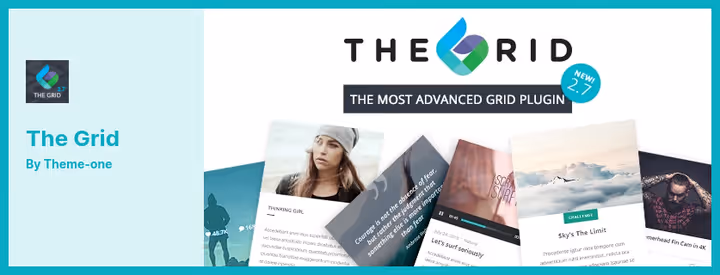 The Grid-pluginets visuelle rutenettredigering for WordPress