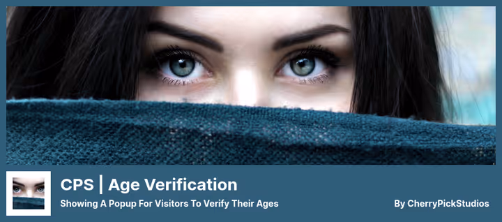 CPS Age Verification vanusekontrolli hüpikaken Jah ja Ei nuppudega