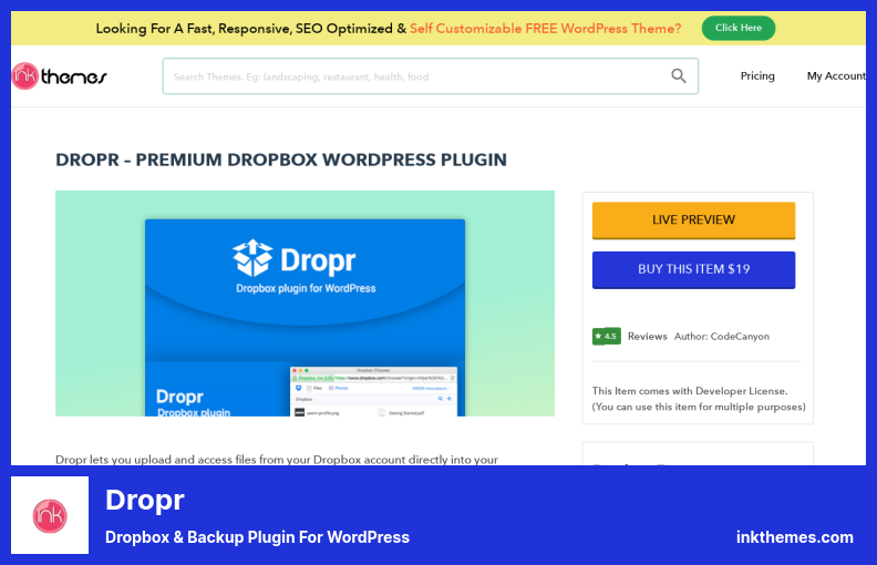 6 najlepszych wtyczek WordPress Dropbox po 2022 r. (bezpłatne i płatne)