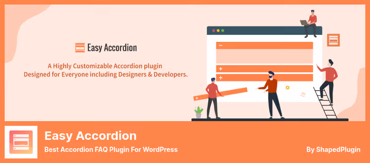 Easy Accordion plugin display settings