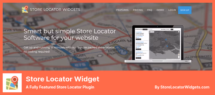 Віджет пошуку магазинів Store Locator Widget з фільтрами та відстанню