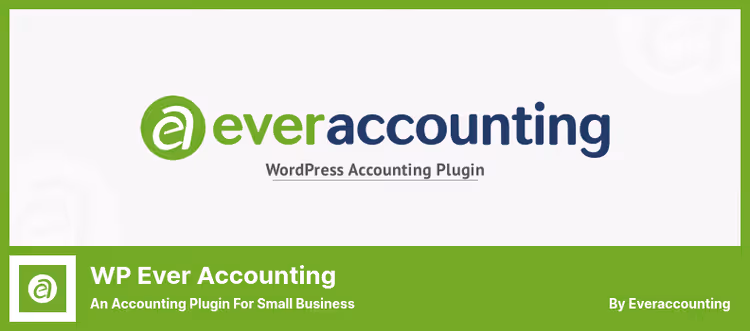 Ever Accounting kontrollpanel med inntekts- og utgiftsgrafer