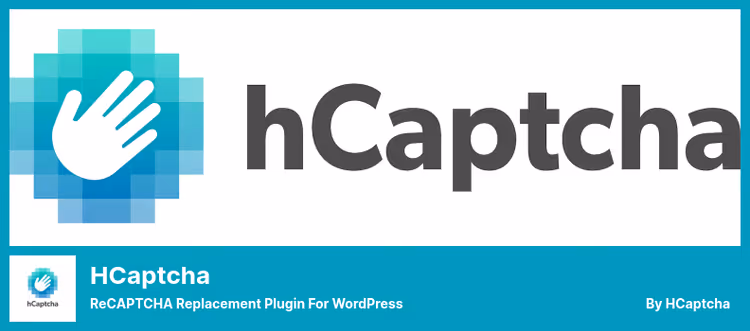hCaptcha widget on a WordPress contact form page