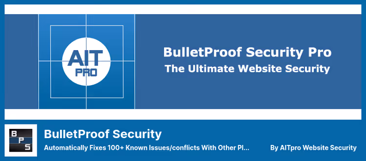 BulletProof Security, installasjonsveiviser og skadevareskanner for WordPress