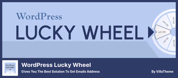Lucky Wheel Giveaway pop-up with prize sectors for WordPress