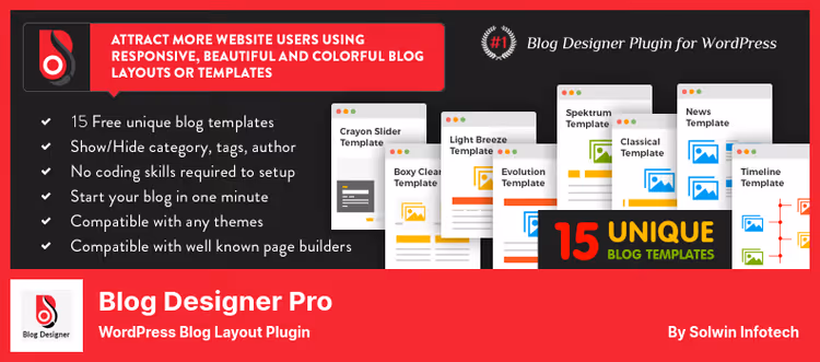 Bloggmur-oppsett med Blog Designer-utvidelsen for WordPress