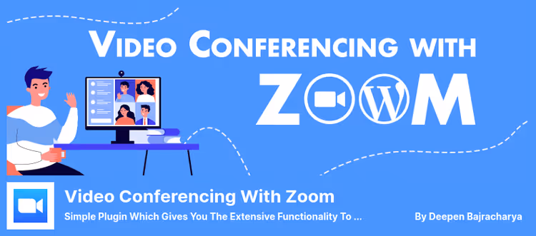 Панель управления Zoom-встречами через плагин Video Conferencing with Zoom