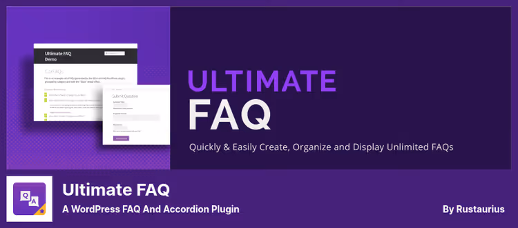 Grensesnitt for innstillinger i Ultimate FAQ-plugin