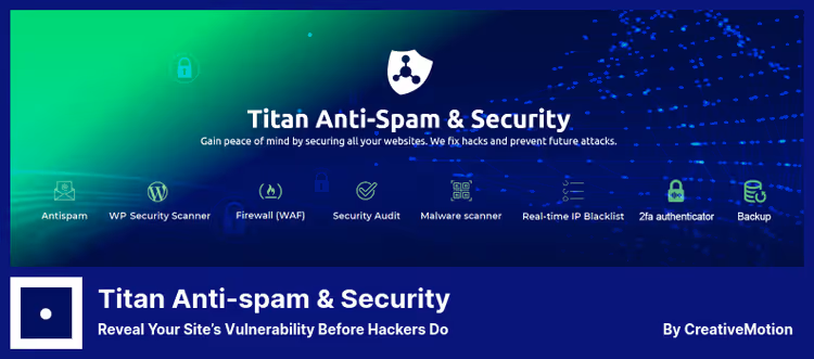 Titan Anti-spam, sikkerhetsskanner og spamfilter i én utvidelse