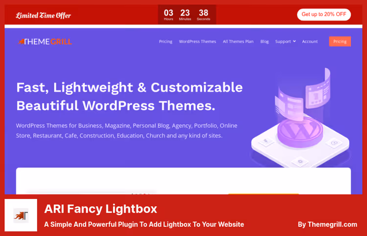 ARI Fancy Lightboxi plugina hüpikaken
