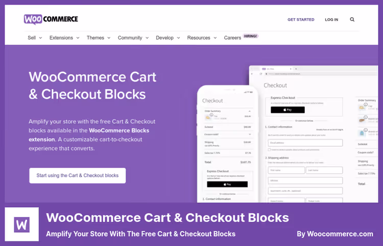Блоки кошика та оформлення замовлення WooCommerce