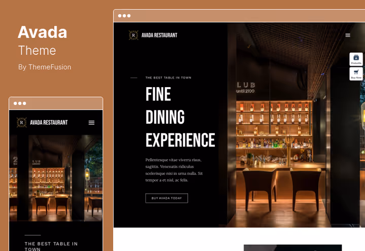 Store showcase on Avada with WooCommerce integration