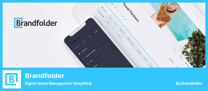 Интерфейс Brandfolder с превью цифровых активов