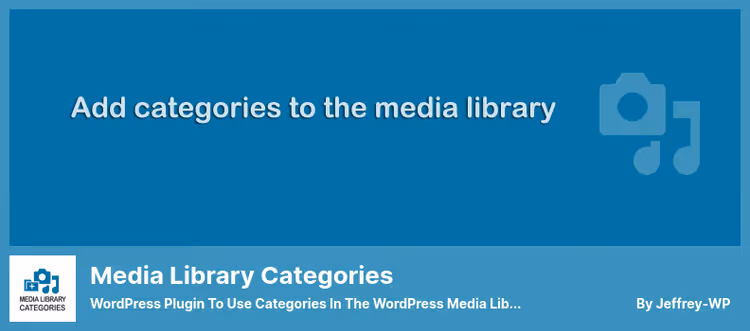 Категории медиафайлов в WordPress с Media Library Categories