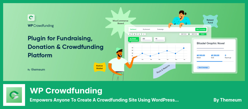 7 najlepszych wtyczek WordPress Crowdfunding 🙋‍♂️ 2022 (bezpłatne i płatne)
