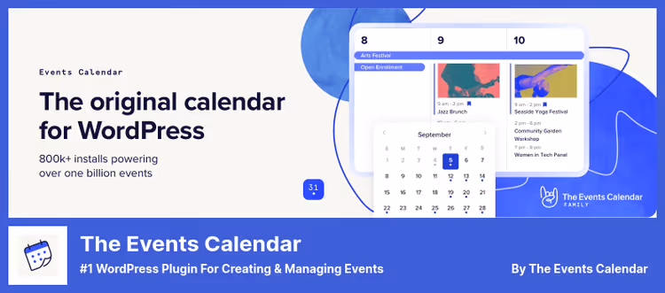 The Events Calendar sündmuste kalender WordPressis