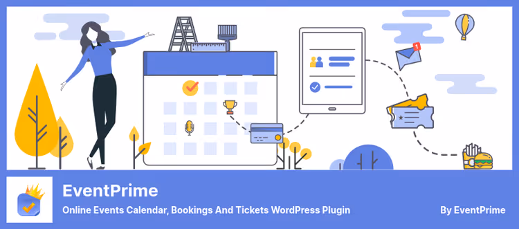 EventPrime plugin sündmuste kalendri ja piletite jaoks