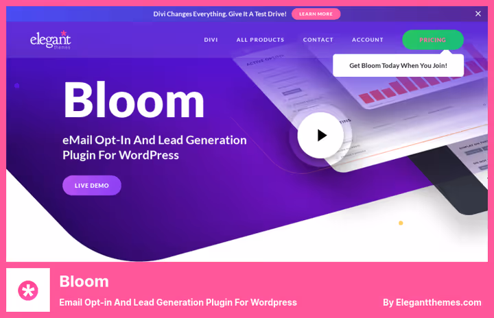 Bloom popup-malbibliotek med forhåndsvisning av designvarianter