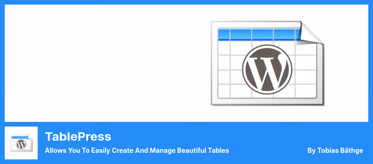 TablePress table editor in WordPress admin