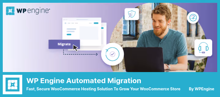 WP Engine automatisk migrering-grensesnitt for WooCommerce