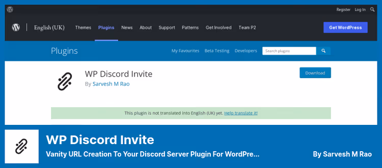 Дашборд статистики переходов WP Discord Invite