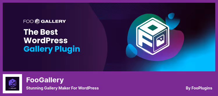 Интерфейс создания галереи FooGallery с выбором макета и превью