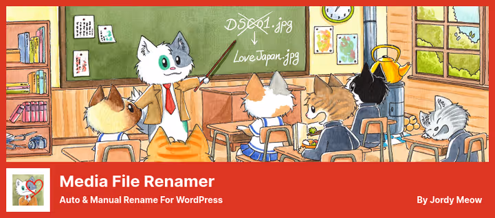Интерфейс переименования файлов в Media File Renamer от Meow Apps