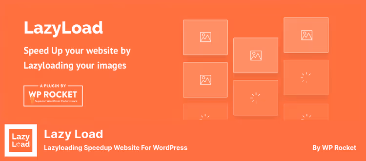 WP Rocket Lazy Load-innstillingsside for WordPress