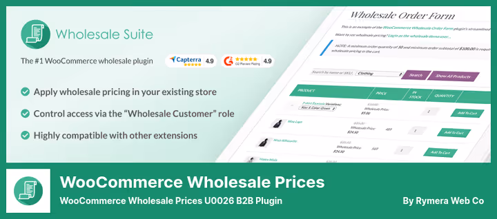 Hulgihindade seadistamine WooCommerce'is Wholesale Suite'i abil