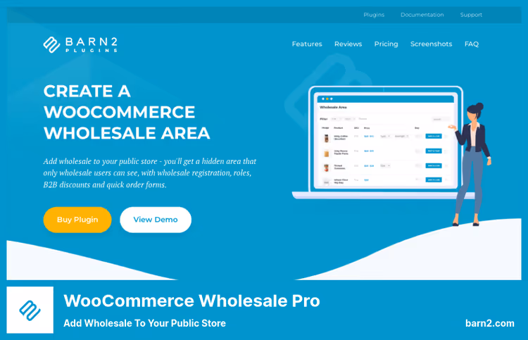 Hulgimüügi tellimisvorm WooCommerce'is, Wholesale Pro plugin