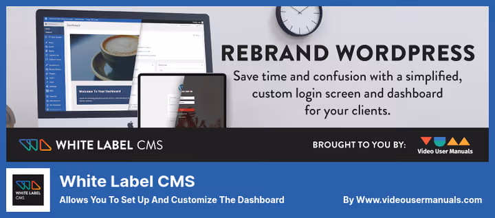 White Label CMS seadistusviisardi kuvatõmmis
